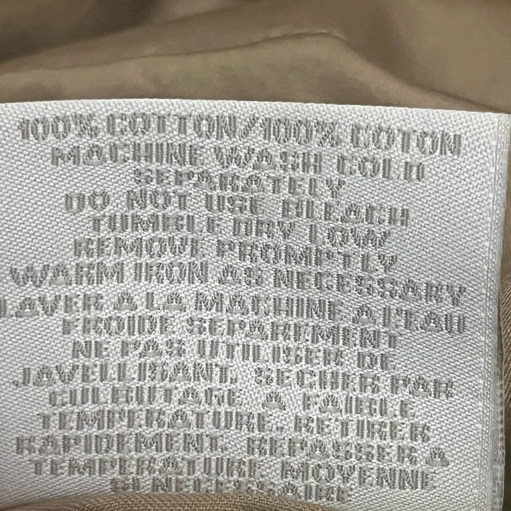 Restoration Hardware Brown and Cream pillow sham